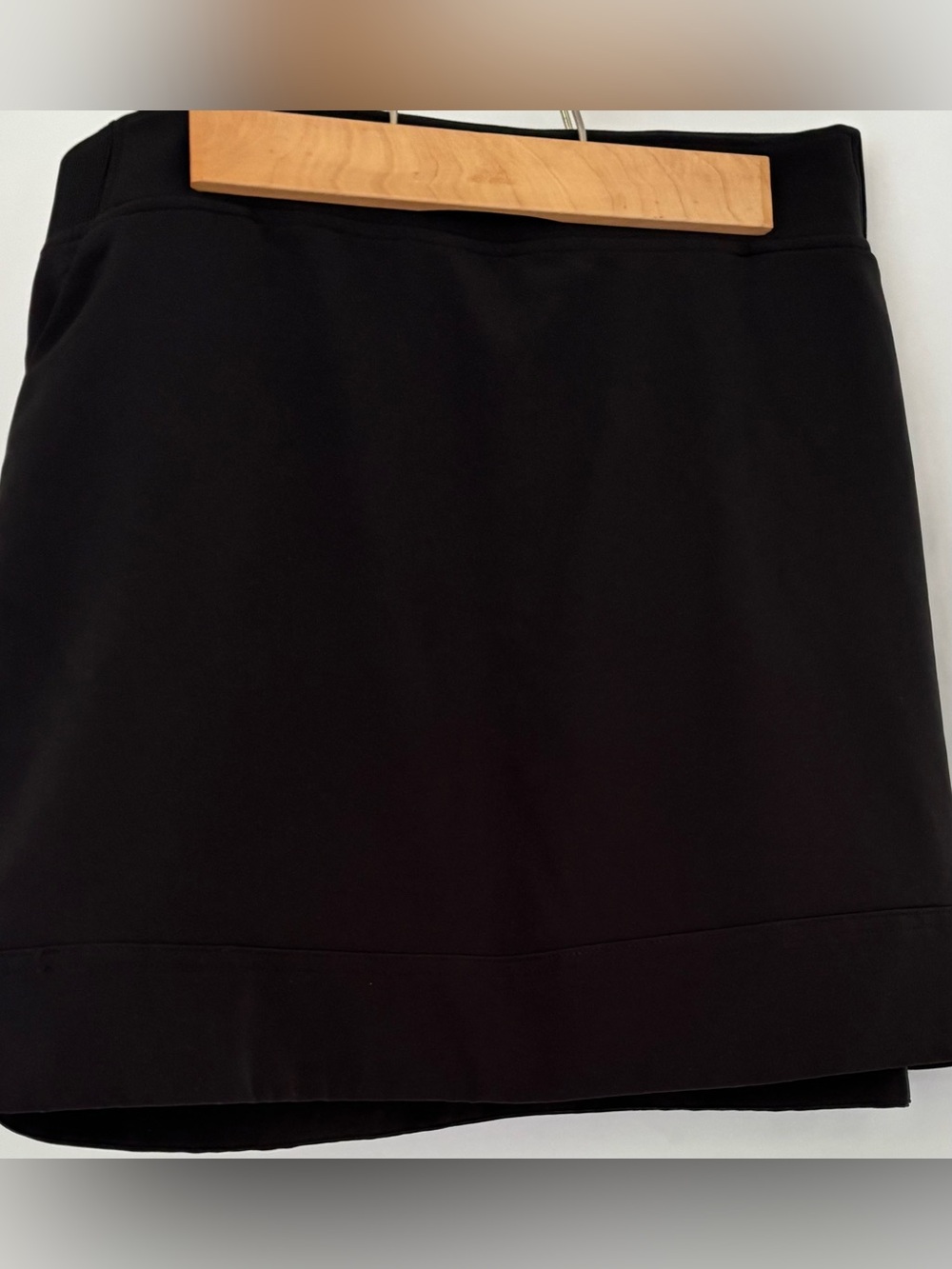 Classic Black skort, a-line, pockets, x-large, ladies